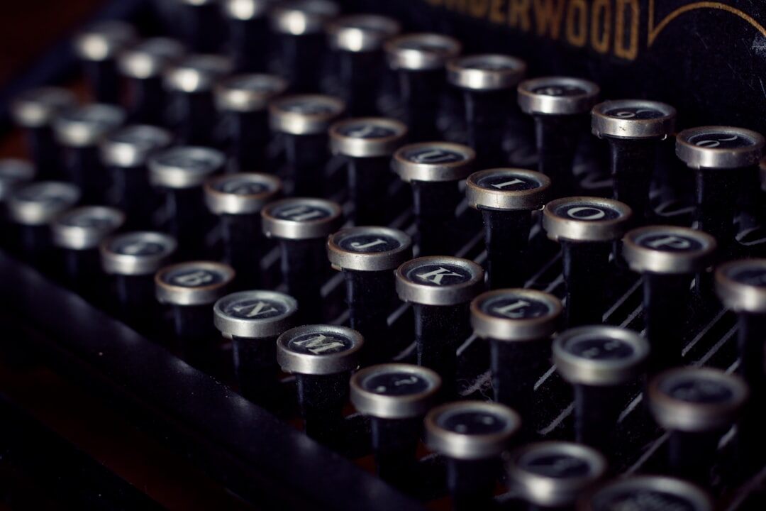 mystery novelist typing