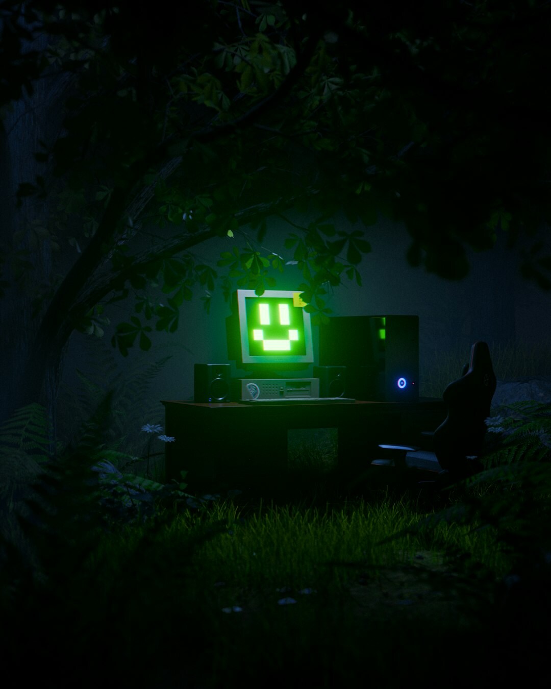 mysterious writing desk